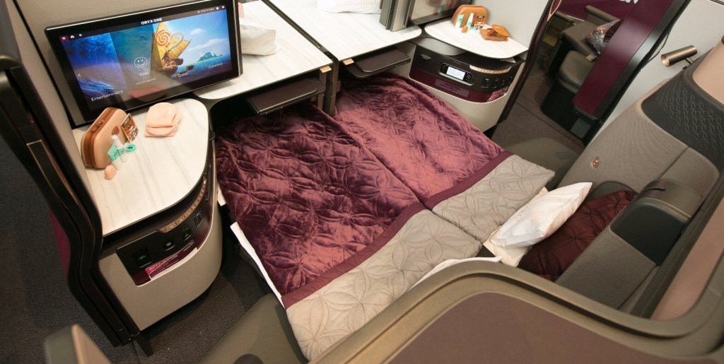 The Qsuite Experience On board Qatar Airways