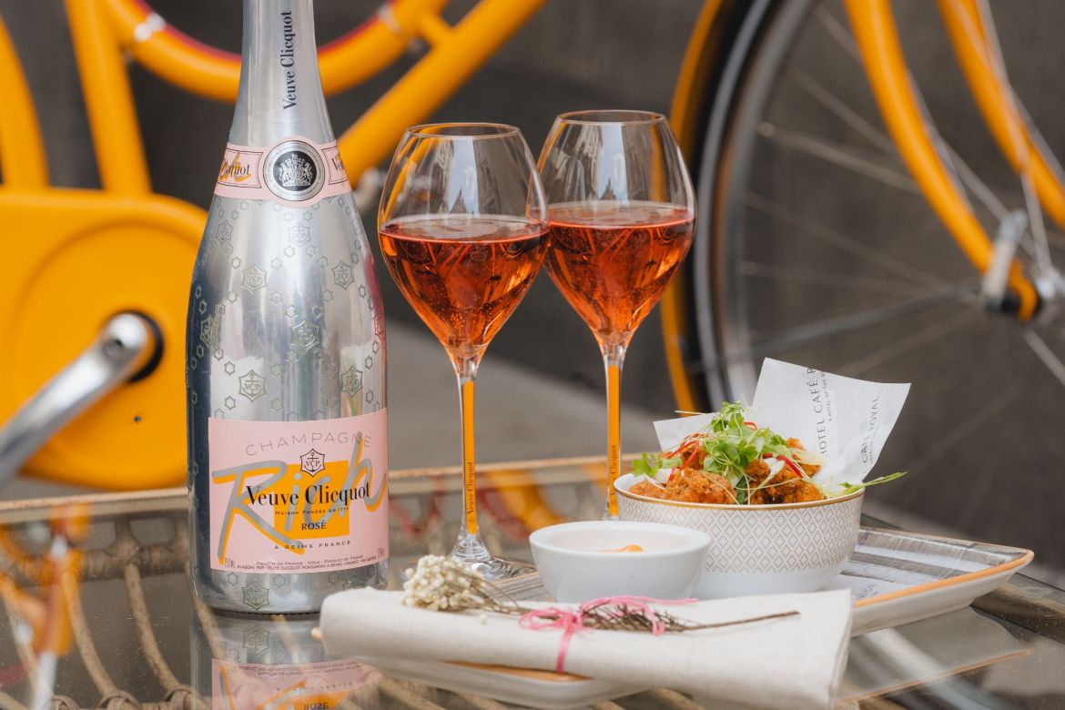 Veuve Clicquot’s Summer 2022 Rosé Together Terrace at Hotel Café Royal