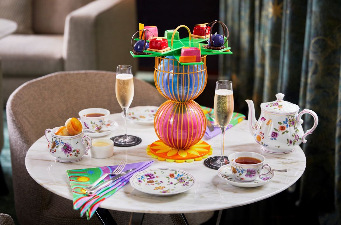 Celebrating tea as art: The Yinka Ilori X Bulgari Hotel London Afternoon Tea