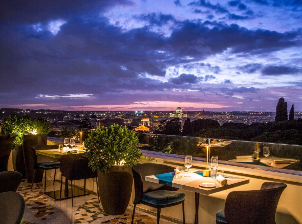 Refined classics with a view of the Eternal City: Dinner at Settimo Roman Cuisine & Terrace