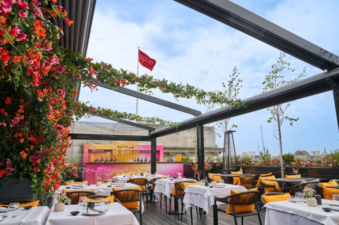 Summer sun, bubbles and sushi at Aqua Kyoto, London