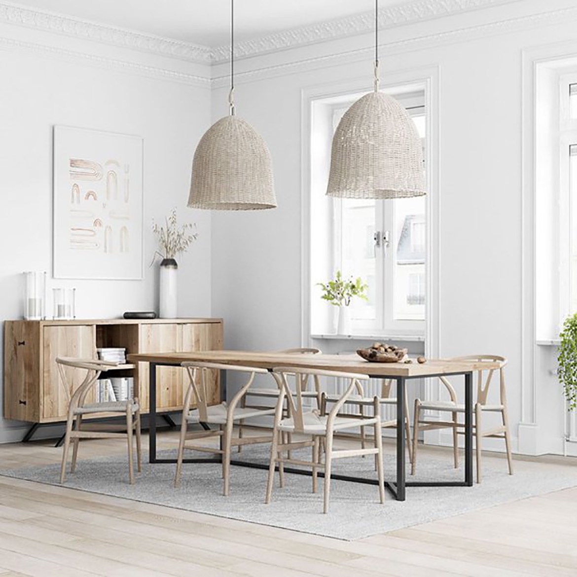 Regal Dining Made Perfect with the Majestic Charm of a Walnut Dining Table Set