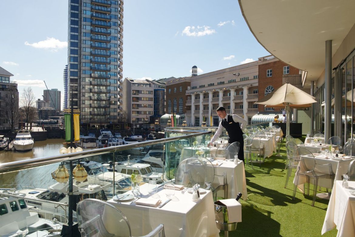 The Estiva Terrace at The Chelsea Harbour Hotel