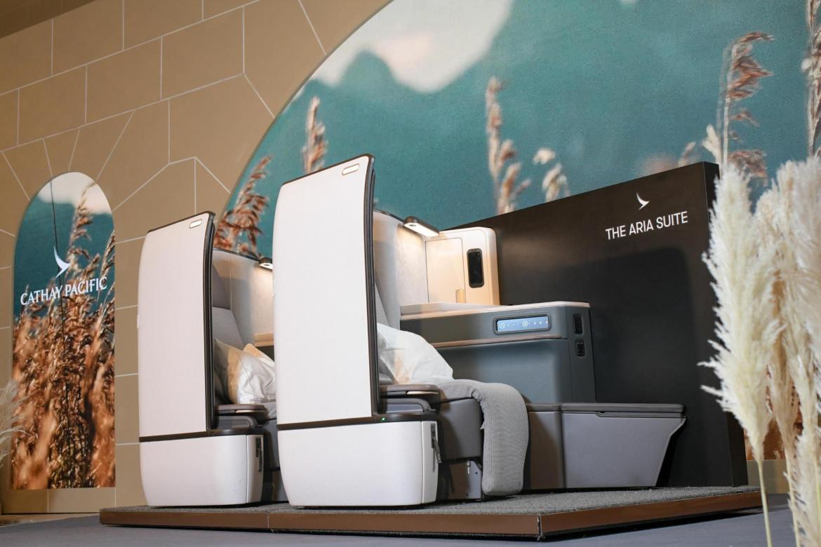 From London to Hong Kong: The Aria Suite Experience aboard Cathay Pacific