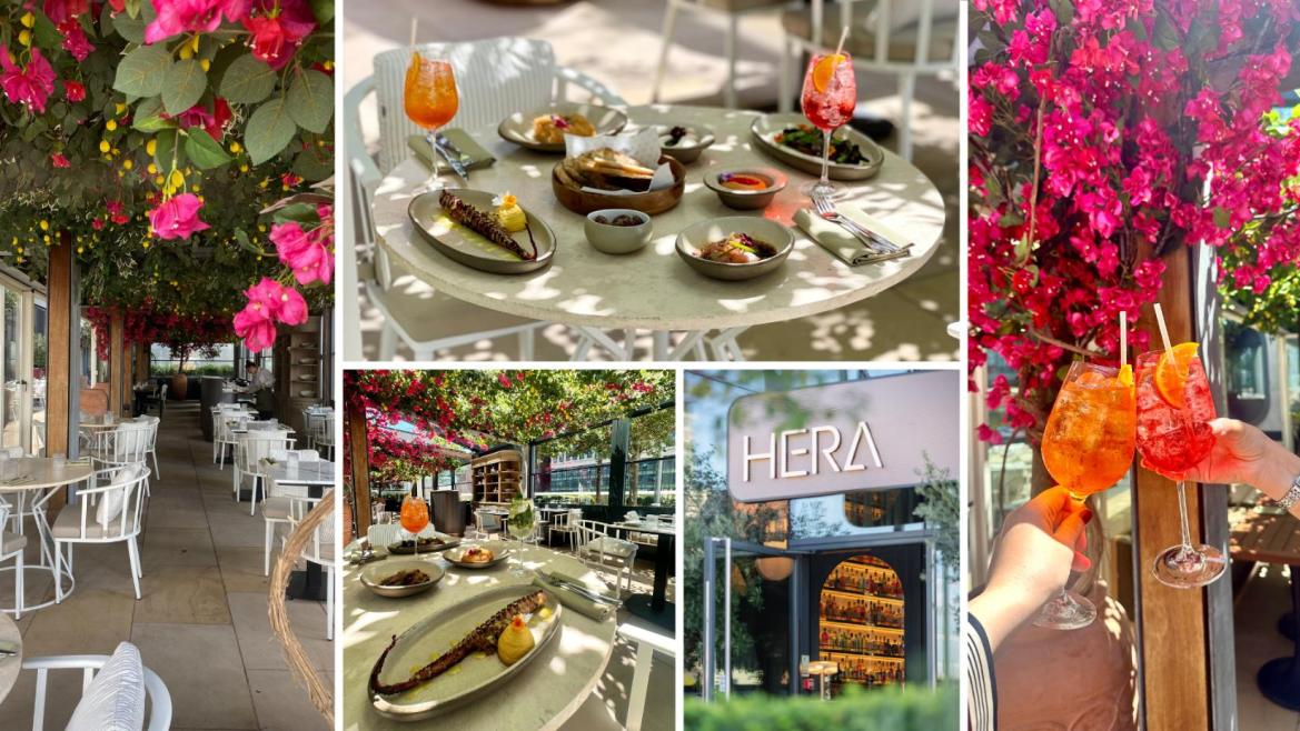 Sun, Sips and Saganaki Under the Pergola: HERA’s New Terrace in Stratford