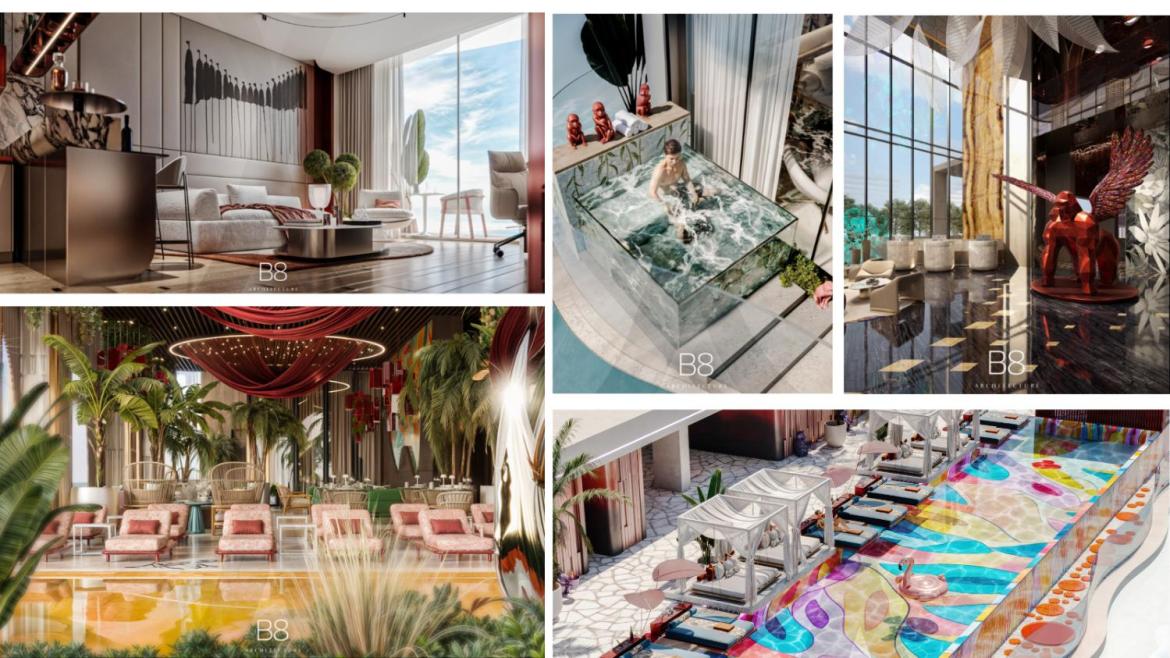 Bold Design and Colour: B8 Architecture unveils its first hotel